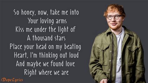 lyrics for photograph by ed sheeran|thinking out loud lyrics ed sheeran.